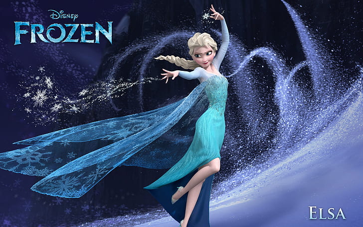 Frozen, Walt Disney, 2013, Elsa, Coração Frio, Estúdios de Animação, HD papel de parede