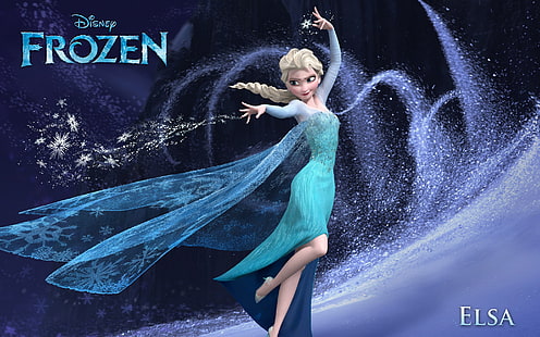Frozen, Walt Disney, 2013, Elsa, Cold Heart, Animation Studios, HD tapet HD wallpaper