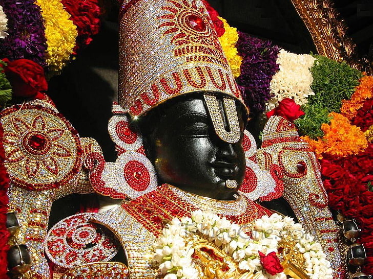 Lord Balaji, religious statue, God, Lord Balaji, lord, HD wallpaper
