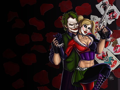 Harley Quinn And Joker Wallpaper Hd, HD wallpaper HD wallpaper