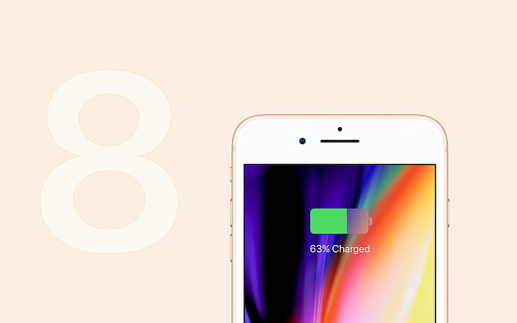 Безжично зареждане - Apple 2017 iPhone 8 HD Wallpaper, HD тапет