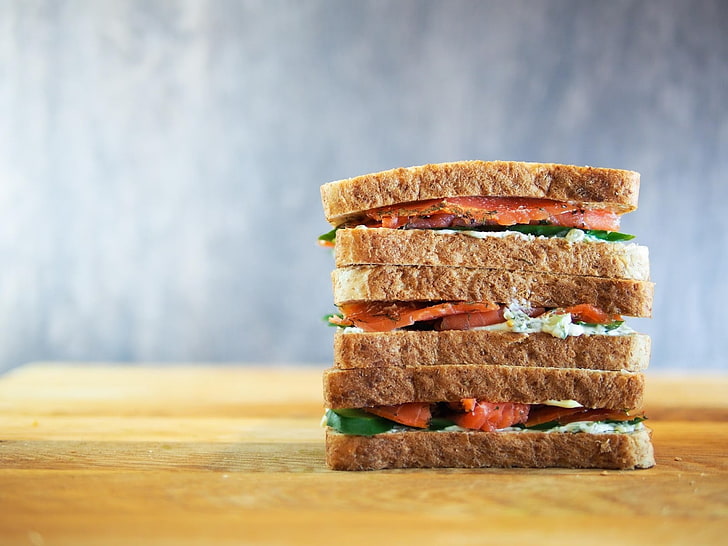 Sandwich mit Fleisch, Essen, Sandwiches, 厨房, HD-Hintergrundbild