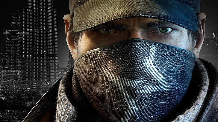 Tom Cruise movie poster, Watch_Dogs, video games, Aiden Pearce, artwork, HD wallpaper
