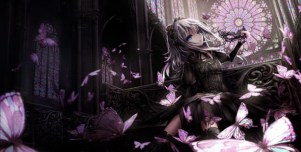 Anime, Anime Girls, Gothic, HD-Hintergrundbild HD wallpaper