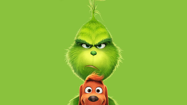 El póster de la película Grinch, Cómo el Grinch robó la Navidad, 5k, Fondo de pantalla HD