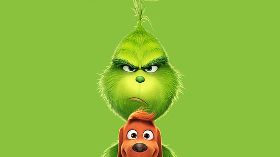 The Grinch movie poster, How the Grinch Stole Christmas, 5k, HD wallpaper HD wallpaper