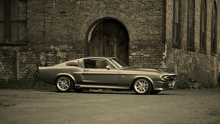 Ford Mustang Shelby Cobra GT500 Classic Car Classic HD, bilar, bil, classic, ford, mustang, cobra, Shelby, GT500, HD tapet