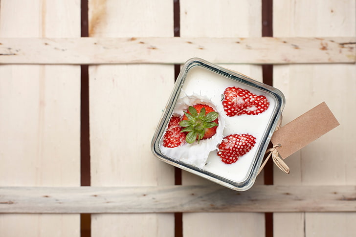 food, fruit, berries, strawberries, HD wallpaper