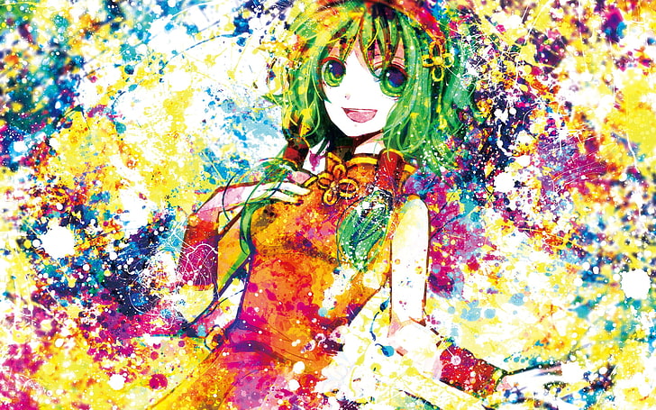 Megpoid Gumi, Vocaloid, anime, anime girls, HD wallpaper