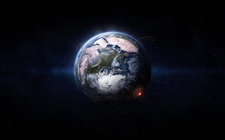 Earth Nuclear Explosion Bomb Boom HD, Weltraum, Erde, Explosion, Bombe, Explosion, Nuklear, Boom, HD-Hintergrundbild