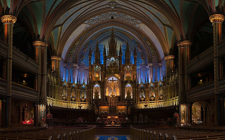 Basilicas , Notre-Dame Basilica (Montreal), HD wallpaper