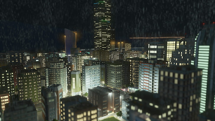 도시 : 스카이 라인, HD 배경 화면