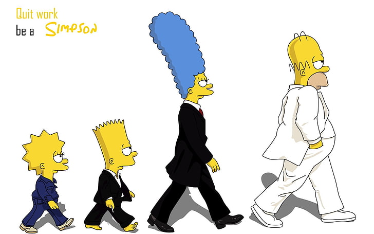 The Simpsons family wallpaper, The Simpsons, Bart Simpson, Cartoon, Homer Simpson, Lisa Simpson, Marge Simpson, HD wallpaper