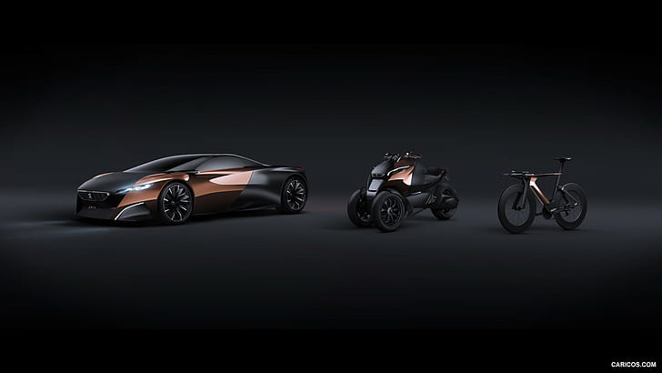 Концепт-кары и велосипеды Peugeot Onyx, HD обои