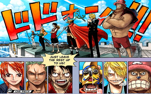 One Piece, Nami, Roronoa Zoro, Monkey D.Luffy, Usopp, Sanji, Tony Tony Chopper, Tapety HD HD wallpaper