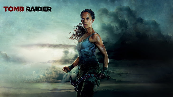 Tomb Raider 2018, Alicia Vikander, Lara Croft, Fond d'écran HD