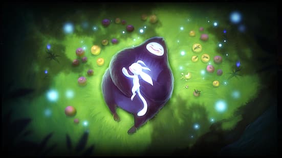 Ori and the Blind Forest, gry wideo, grafika z gier wideo, przyroda, Tapety HD HD wallpaper