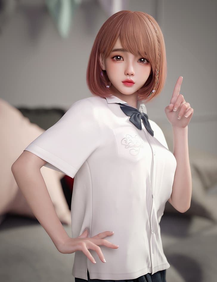 3D Anime Girl HD wallpapers free download | Wallpaperbetter