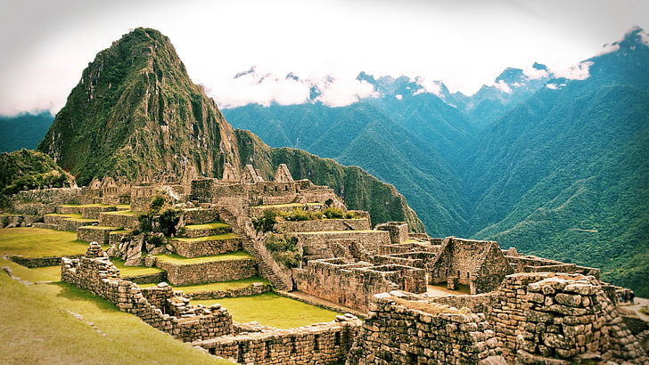 Мачу-Пичу, руины, Мачу-Пикчу, заброшенный город, Перу, HD обои