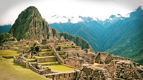 Мачу-Пичу, руины, Мачу-Пикчу, заброшенный город, Перу, HD обои HD wallpaper