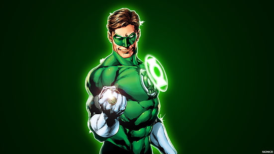 Green Lantern DC Green HD, tecknad / komisk, grön, DC, lykta, HD tapet HD wallpaper