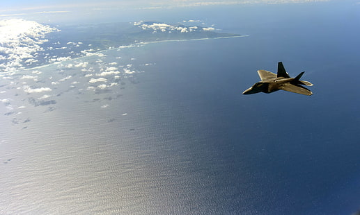 оръжия, самолетът, F-22 Raptor, HD тапет HD wallpaper