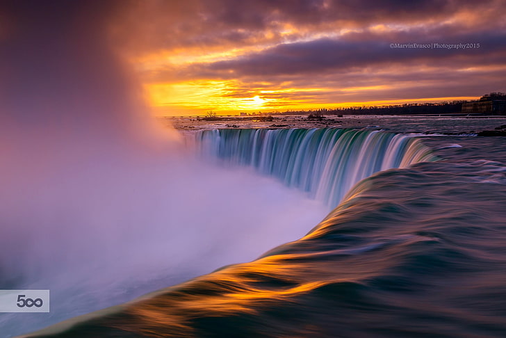 wodospady, krajobraz, wodospad Niagara, Tapety HD