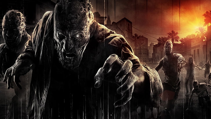 Sunset, Home, Look, Zombies, The situation, Techland, Warner Bros. Interactive Entertainment, Dying Light, HD wallpaper