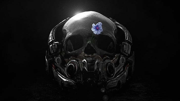 Black skull digital wallpaper, Skull, Mass Effect: Andromeda, 4K, HD  wallpaper | Wallpaperbetter