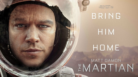 Film, The Martian, Matt Damon, Wallpaper HD HD wallpaper