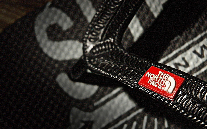 The North Face-Brand HD Wallpapers, black The North Face flip-flop, HD wallpaper