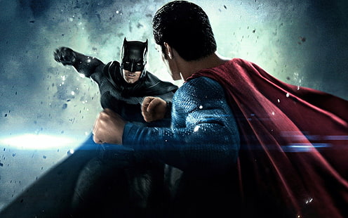 Бэтмен против Супермена фон настольный компьютер, HD обои HD wallpaper