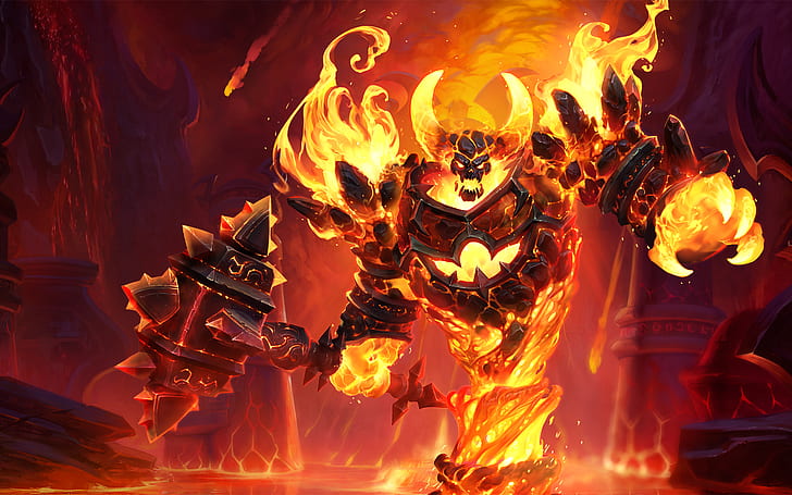 Ragnaros Heroes of the Storm, Storm, Heroes, The, Ragnaros, HD tapet