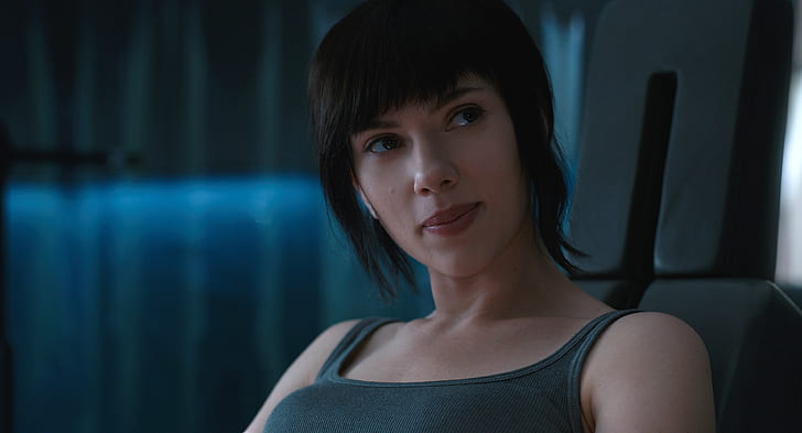 Scarlett Johansson, Geist in der Muschel, HD-Hintergrundbild