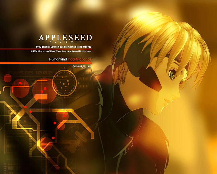 Appleseed ผู้หญิงอะนิเมะสีบลอนด์, วอลล์เปเปอร์ HD