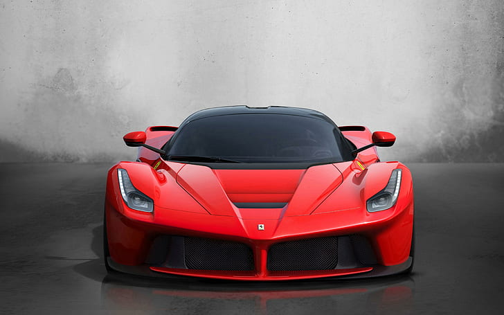 2014 Ferrari Laferrari 2, red luxury car, ferrari, 2014, laferrari, cars, HD wallpaper