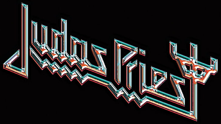 회색 Judos Pries 텍스트, 밴드 (음악), Judas Priest, HD 배경 화면