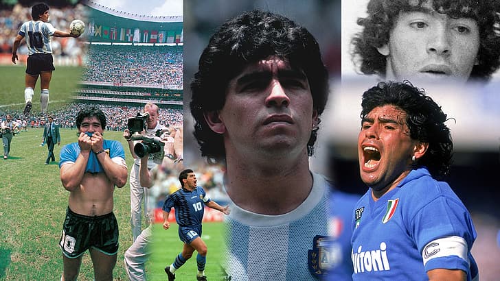 Maradona, Diego Maradona, Argentina, Boca Juniors, Napoli, Sfondo HD