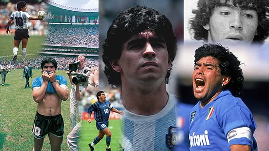 Maradona, Diego Maradona, Argentine, Boca Juniors, Naples, Fond d'écran HD HD wallpaper