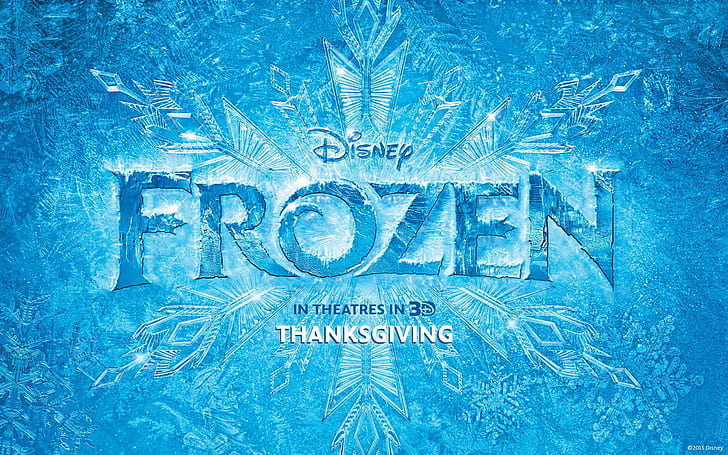 Лого на Disney Frozen Movie, филм, замразен, Disney, лого, HD тапет