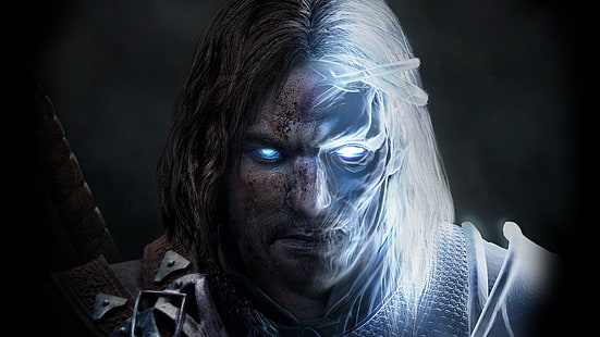 game wallpaper, look, each, magic, hair, elf, spirit, sword, warrior, armor, Ranger, Smith, Warner Bros. Interactive Entertainment, Monolith Productions, Talion, Middle-earth: Shadow of Mordor, Game of the Year Edition, Celebrimbor, HD wallpaper HD wallpaper