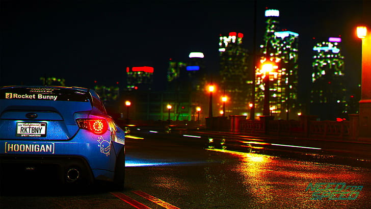 Need for Speed, Subaru BRZ, mobil, Toyobaru, tampilan belakang, Wallpaper HD
