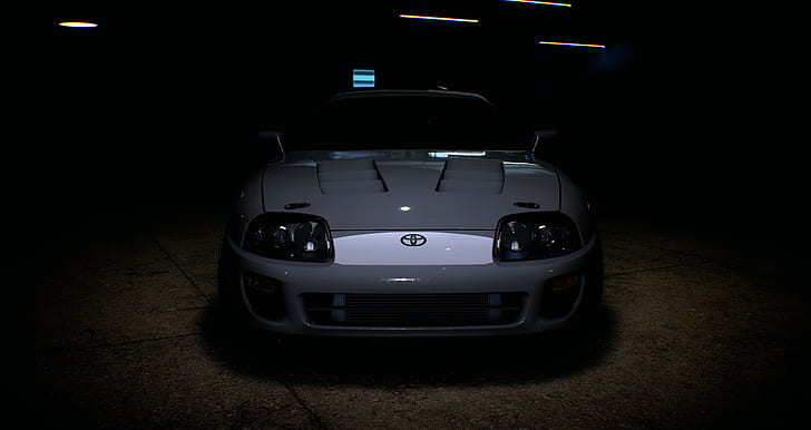 Need for Speed, grau, Toyota Supra, HD-Hintergrundbild