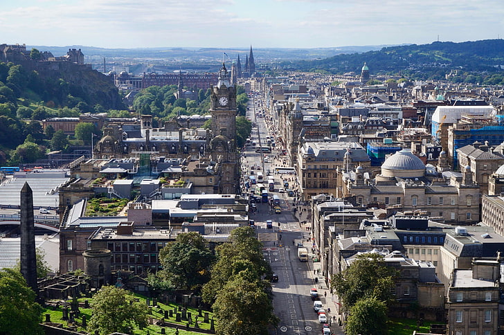 古代、建築、魅力、イギリス、イギリス、建物、首都、城、都市、都市の景観、文化、目的地、エジンバラ、ヨーロッパ、丘、歴史、王国、ランドマーク、風景、記念碑、古い、スコットランド、スコットランド、 HDデスクトップの壁紙