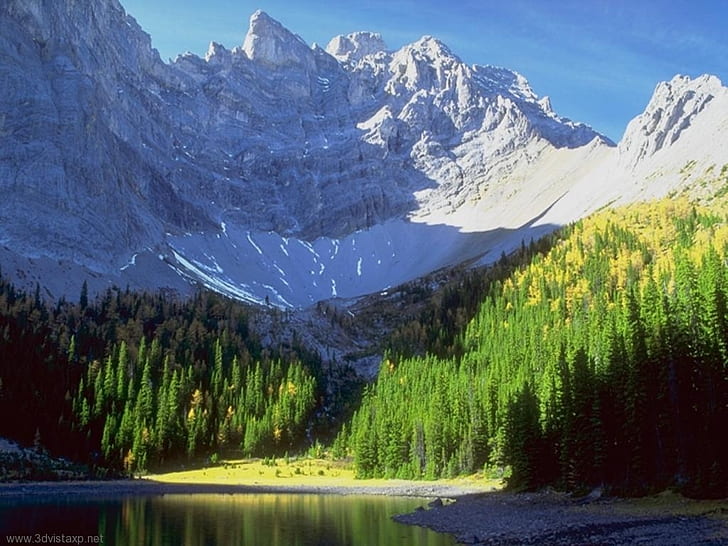 الوادي الجبلي في كندا كندا HD ، الطبيعة ، الجبال ، الجبل ، الوادي ، كندا، خلفية HD