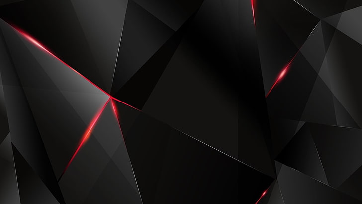 schwarze Tapete, abstrakt, rot, schwarz, Hieroglyphen, HD-Hintergrundbild