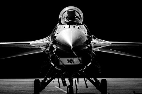 General Dynamics F-16 Fighting Falcon, show aéreo, militar, avião, HD papel de parede HD wallpaper