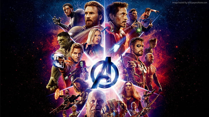 plakat, Avengers: Infinity War, 8k, Tapety HD