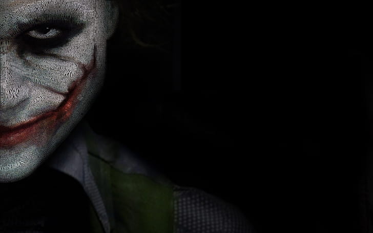 faccia, sorriso, etichette, Joker, Sfondo HD