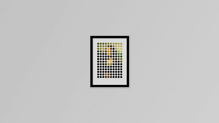 minimalis, Mona Lisa, Wallpaper HD